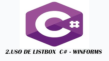 uso de Listbox en c# winforms