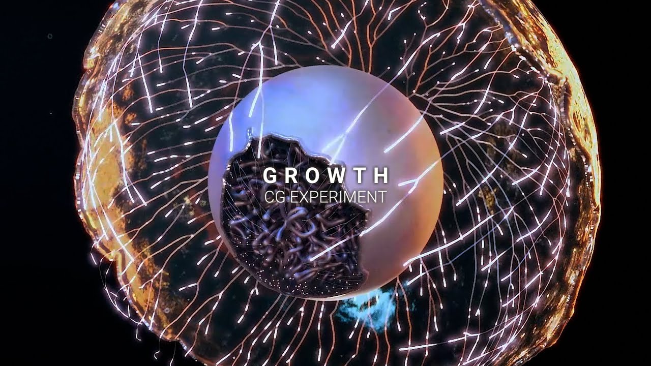 CG EXPERIMENT | GROWTH | Motion Graphics | houdini and cinema4d - YouTube