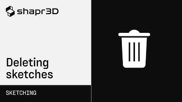 Shapr3D Manual - Deleting sketches | Sketching