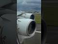 Emirates A380 wet landing in Paris CDG  #airbus #dubai #a380 #paris #emirates #parisairport