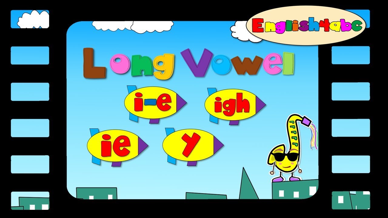 Long Vowel Letter Ie I E Igh Y English4abc Phonics Song Youtube