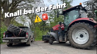 Schon wieder Bruch am 150er…. | Mit dem Auto stecken geblieben | Dünger gestreut | Farmvlog #111