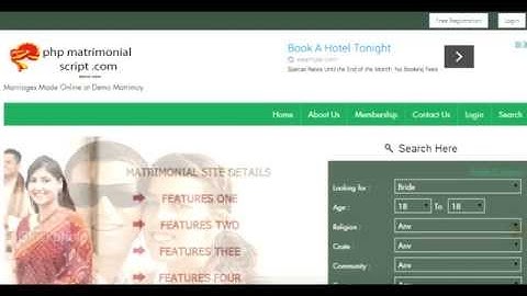 PHP Matrimonial Script - Managing Content From Control Panel