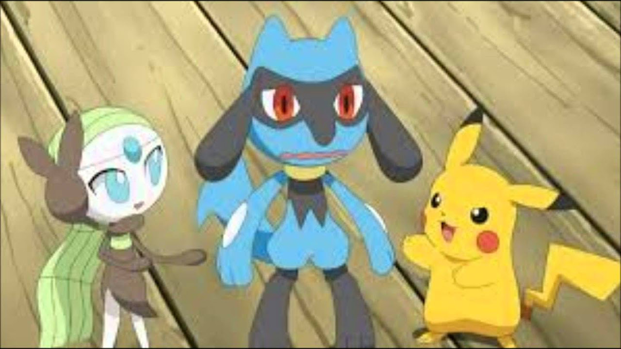 Pokemon Riolu And Meloetta