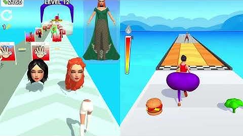 Twerk Race vs Build A Queen Max Levels Unlocked SpeedRun Gameplay| |