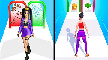 Twerk Race vs Build A Queen Max Levels Unlocked SpeedRun Gameplay| |