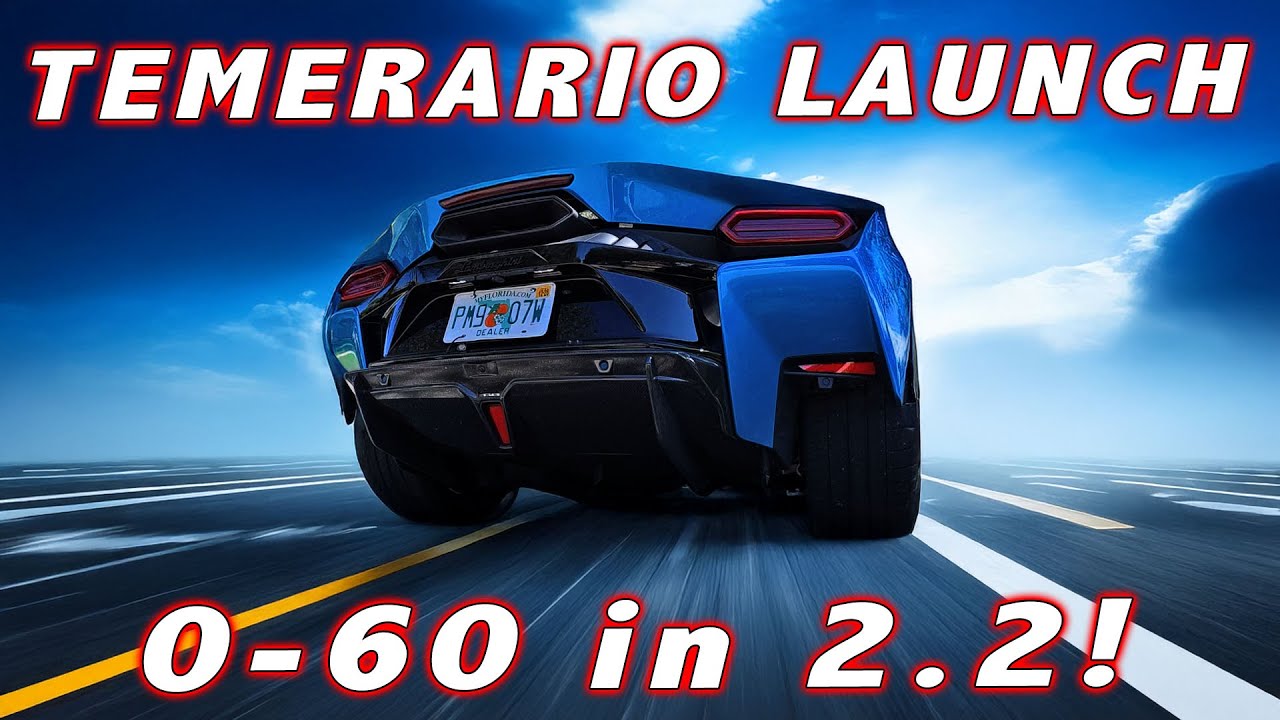 Temerario Review * FIRST TEST! 920 HP Lamborghini Temerario INSANE 0-60 MPH LAUNCH