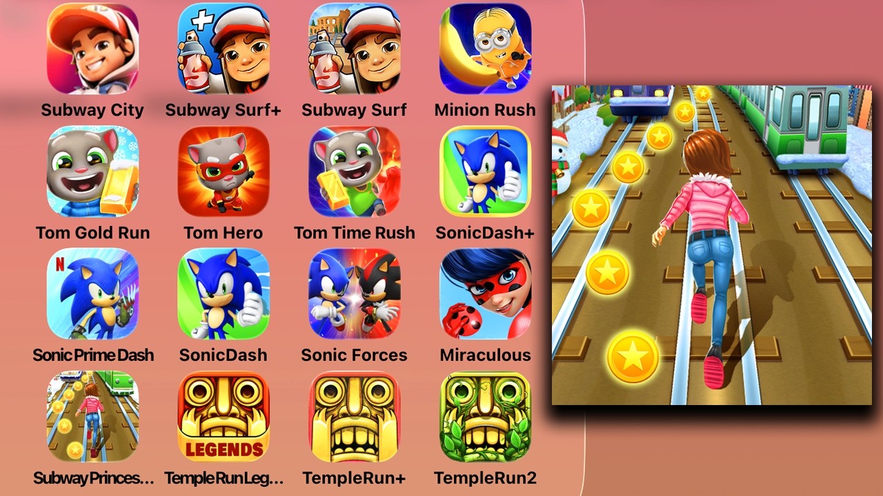 Subway Princess Runner 2017 - Последнее обновление Apk - Геймплей, прохождение (iOS, Android) Час...