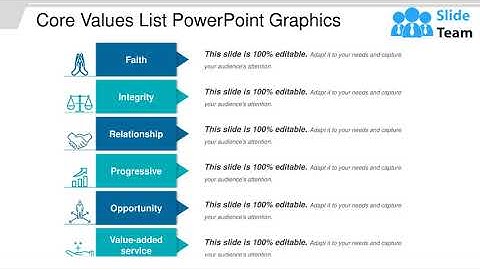 Core Values List Powerpoint Graphics