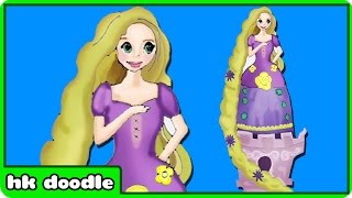 How To Draw Rapunzel | Tangled Disney | Drawing Tutorial(Have fun learning to draw Rapunzel with this easy drawing lesson by HooplaKidz Doodle! For more easy drawing tutorials, click below: http://bit.ly/hkdoodle To ..., 2016-06-22T18:18:22.000Z)