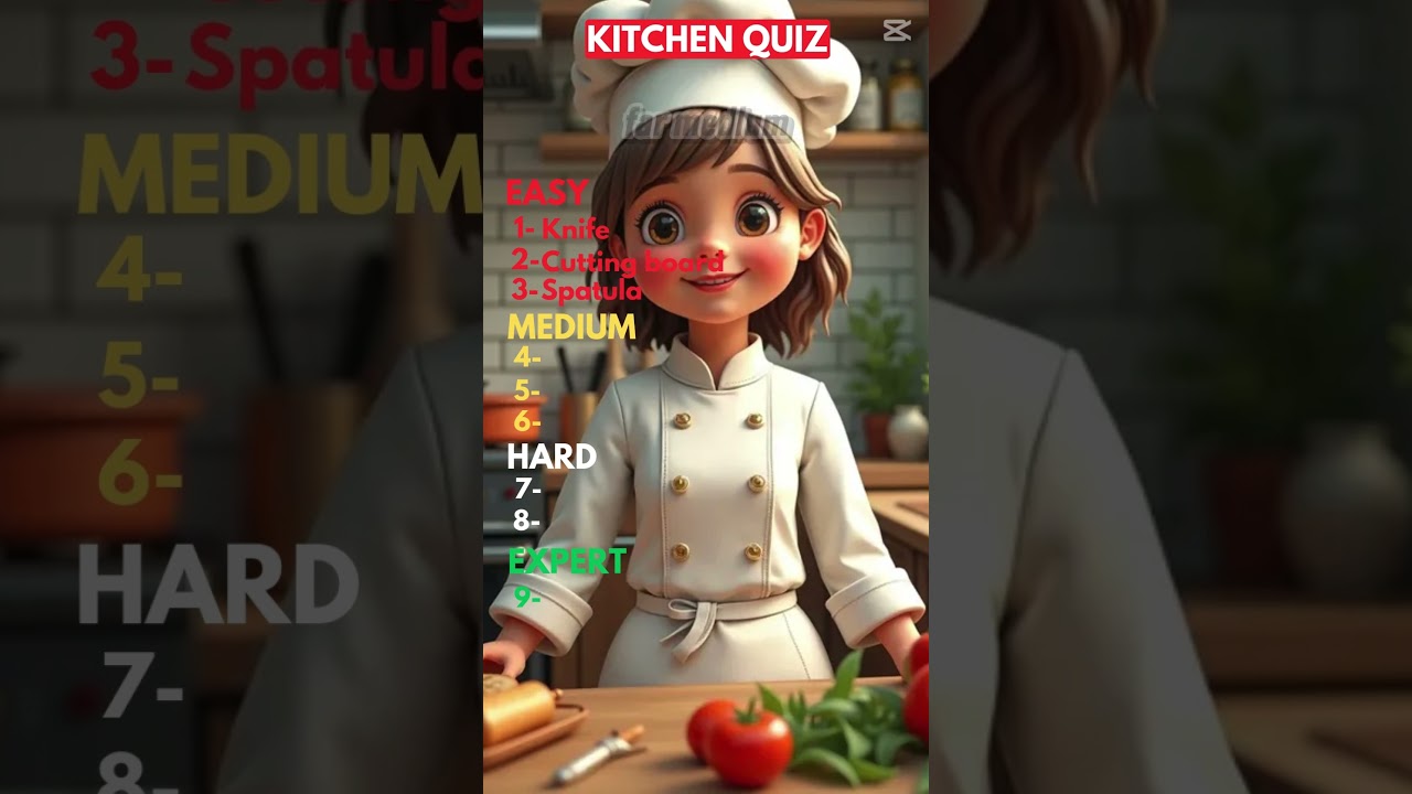 Kitchen Quiz! Test your culinary knowledge, can you identify these kitchen tools? 