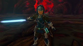 Silver Zora Armor against the Darkness  TOTK  True Ending