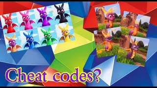 Simple mod codes or cheat codes (Spyro reignited trilogy)