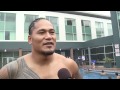 Rugby World Cup -  Tuilagi smashes reporter