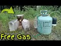 cara membuat kompor portabel 🔥 FREE gas...!!!