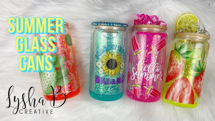 Which Liquid Works Best in the Glitter Glass Snow Globe Tumblers, 4  Different Methods