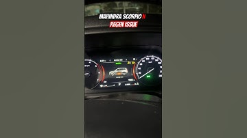 Mahindra Scorpio N Regen issue Resolved #shorts #mahindra #scorpion