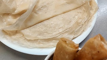 My homemade Lumpia wrapper (Spring roll wrapper)