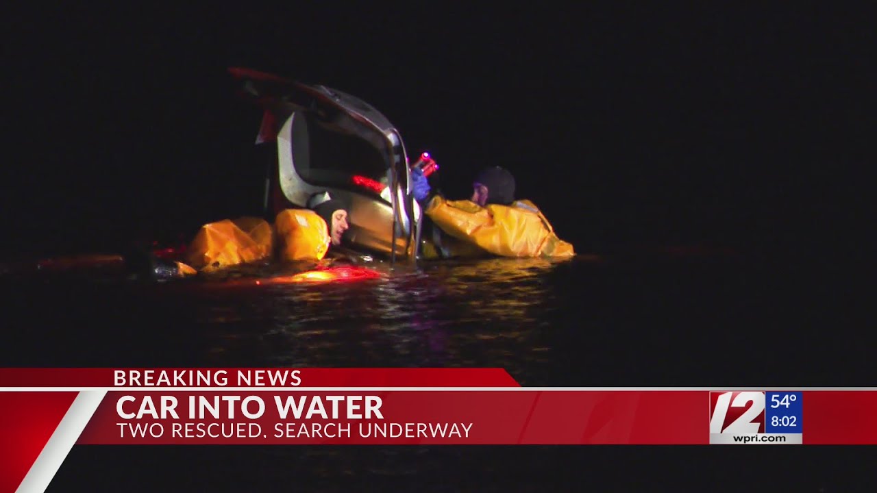 Dartmouth car into water