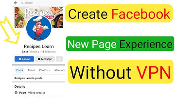 Create Facebook New Page Experience 2022 facebook profile page kaise banaye convert profile to page