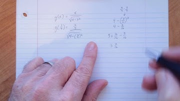 Evaluating  a Function Given an Input