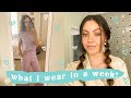 what actually i wear in a week!! working & college life // outfits of the week 2021 ✭