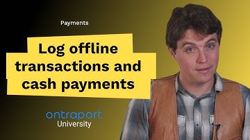 How to log manual transactions so you can accept cash payments