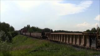 CN 101 (Intermodal) W/ DPU @ Carvel AB 27JUL12 ES44DC 2338 Leading