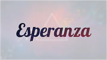 ¿Qué nombre significa Esperanza niña?