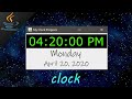 Java Clock App with Swing π