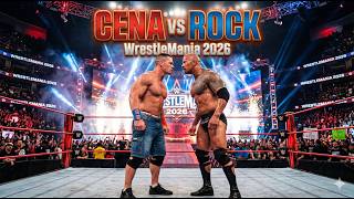 🔥 JOHN CENA vs THE ROCK – WrestleMania 2026 Face-Off | Once In A Lifetime  Returns WWE 2K25💥 #Shorts screenshot 1
