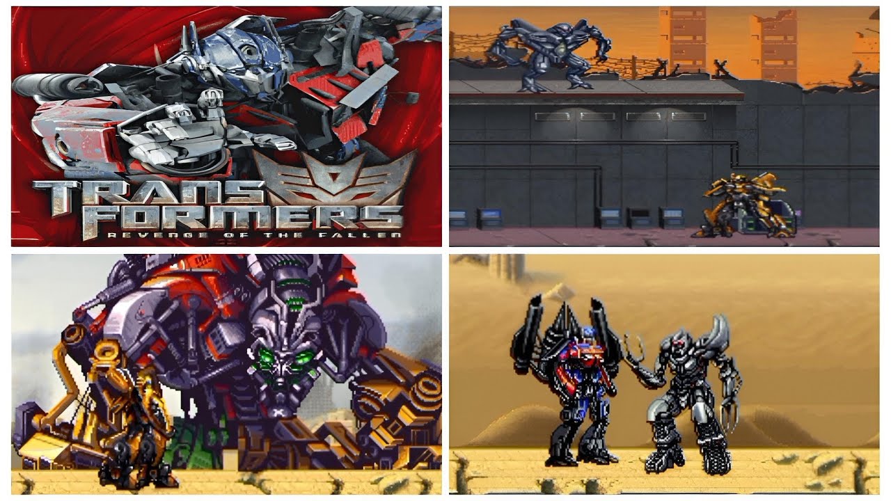 TRANSFORMERS: REVENGE OF THE FALLEN - ALL BOSSES (JAVA) - YouTube