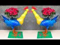 Make Chicken Flower Pots From Plastic Bottles For Amazing Garden | DIY Garden Ideas