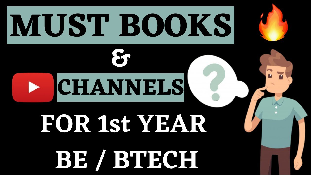 Best Books and YouTube Channels for 1st Year BE / BTECH : Engineering ...