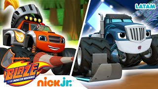 ¡Los mejores momentos de carreras! Parte 1 | Blaze and the Monster Machines