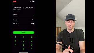 How to exercise an option on Robinhood