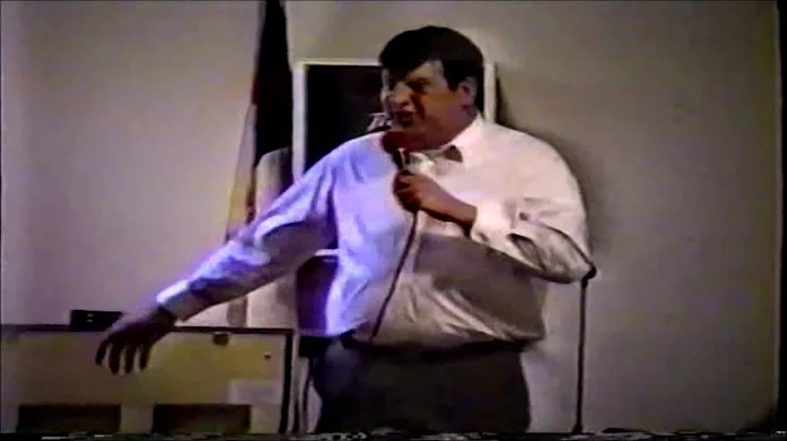 Bro. Johnny Shepherd  Preaching at Canada Town 1992