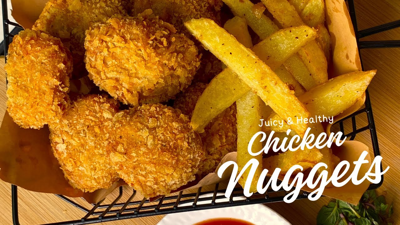 Chicken Nuggets Recipe | How To Make Crispy Nuggets For Kids | Lunch Box Special