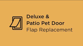 Hakuna Pets™ Deluxe Aluminium & Patio Pet Door Replacement Flap & Adjustment Instructions screenshot 2