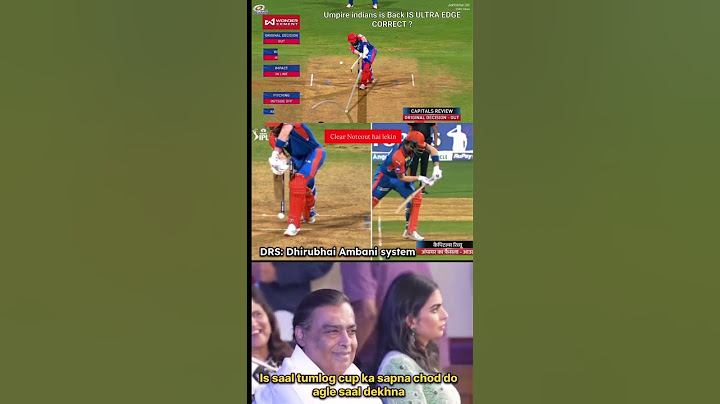 Kya ye isme ultra edge nahi. Kya ye out hai ya not out?#shorts#mivsdc#shortsfeed#cirketlover#ipl2025