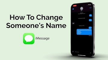 Hoe verander ik iemands naam in iMessages?