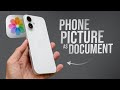 How to Put a Phone Picture as a Document in iPhone (tutorial)