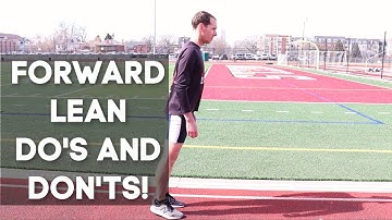 Does a Forward Lean Help You Run Faster?