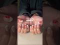 lots of pink and red #nails #fyp #viral
