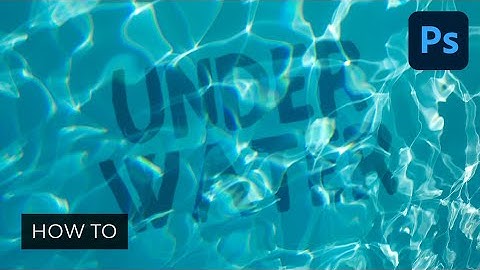 Create an Underwater Text Effect in Photoshop Tutorial
