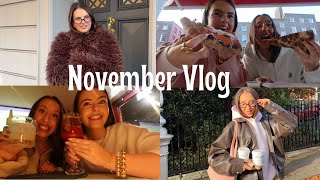 NOVEMBER VLOG - events, hair apps, content days