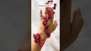 DIY Hand Jewellery | 5 mins hand cuff #jewellery #homemade #viral #shorts