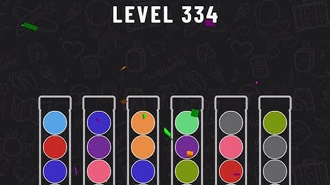 Ball Sort Puzzle Level 334 #ballsortpuzzle #ballsortpuzzlegameplay #puzzlegame #mobilegames