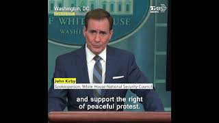 U.S. says people have the right to protest in response to China’s white paper movement #shorts