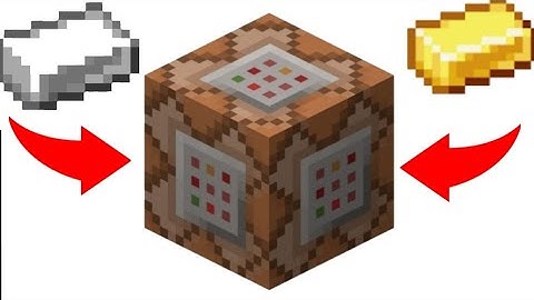 AUTO-SMELT Command Block tutorial for minecraft
